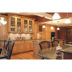Mitered Canterbury kitchen, Candlelight Cabinetry