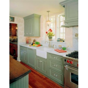 Painted Sage Green Kitchen kitchen by Holiday Kitchens