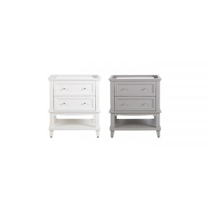 Alyce Combo Vanities - White and Sterling